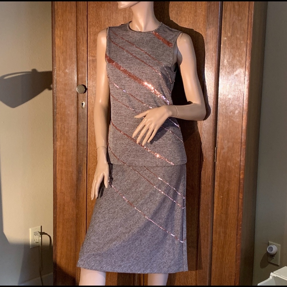 Vivienne Tam 2pc top/skirt